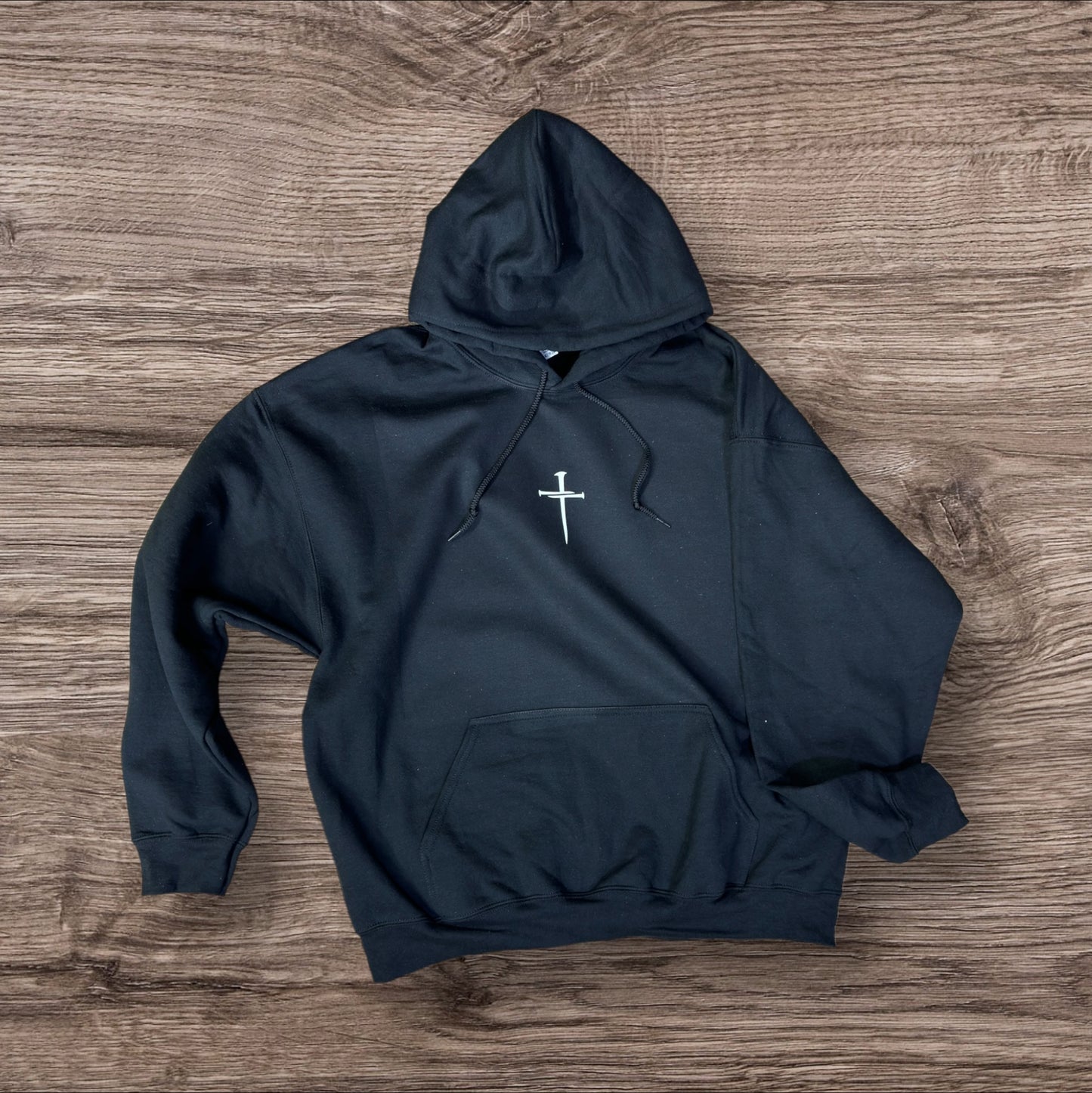 Nailed It Hooded Sweatshirt: 3 Nails Cross Hoodie