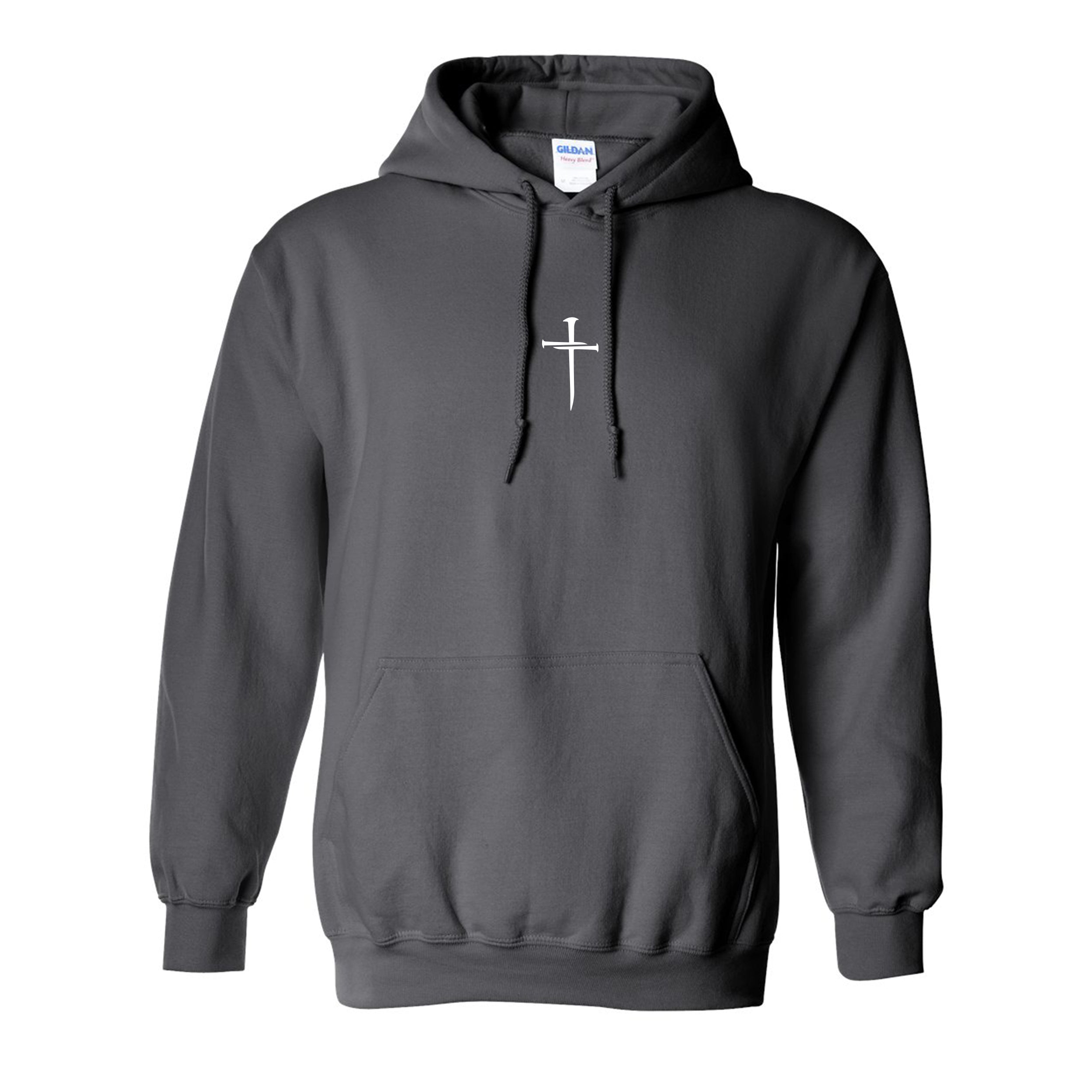 Nailed It Hooded Sweatshirt: 3 Nails Cross Hoodie 3